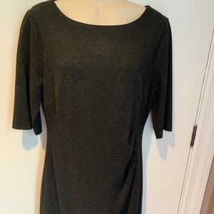 Trina Turk knit dress with side ruching